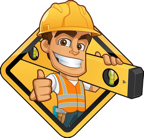Construction worker clipart images in SVG, PNG, GIF.